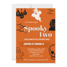 2つの不気味誕生日招待状
