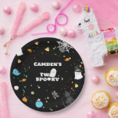 2つの不気味誕生日 ペーパープレート (パーティー)