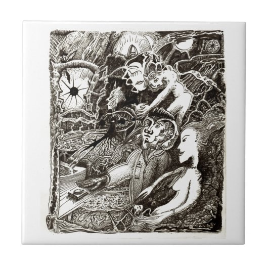 2つの世界 タイル (正面)