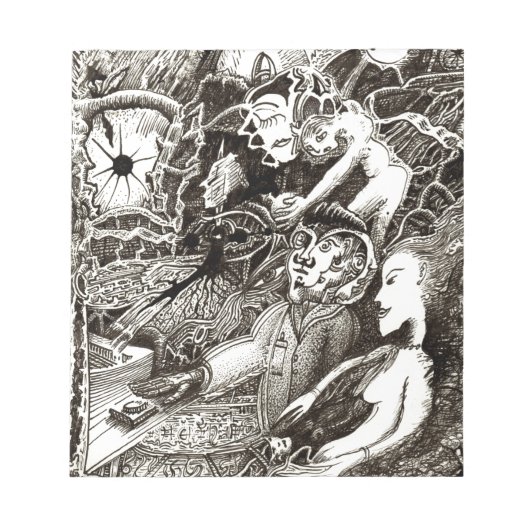 2つの世界 ノートパッド (正面)