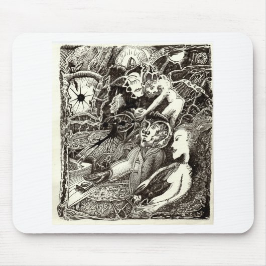 2つの世界 マウスパッド (正面)