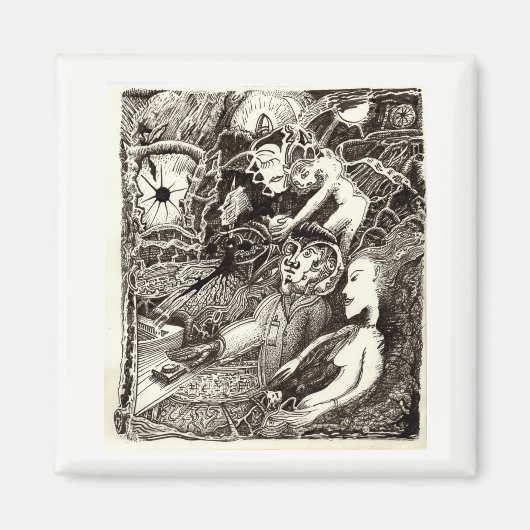 2つの世界 マグネット (正面)