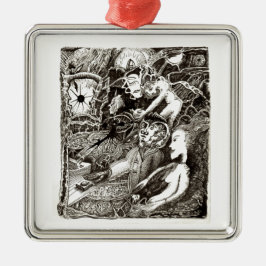 2つの世界 メタルオーナメント