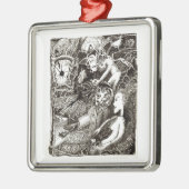 2つの世界 メタルオーナメント (左)