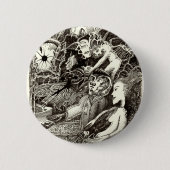 2つの世界 缶バッジ (正面)