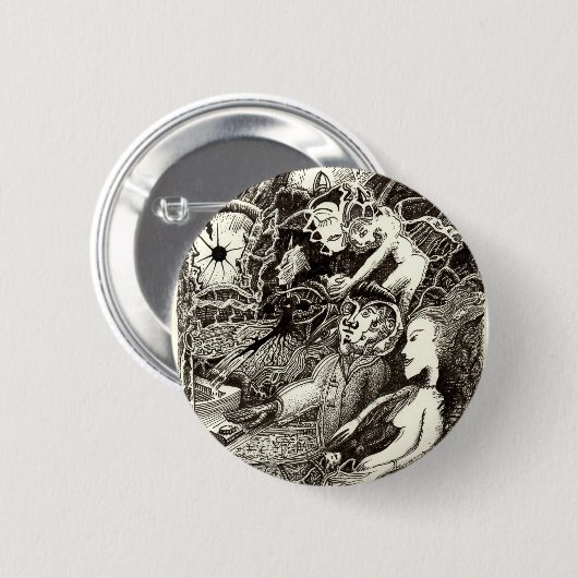 2つの世界 缶バッジ (正面&裏面)