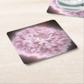 2つの中性子星から集まった破片の雲 スクエアペーパーコースター (アングル)