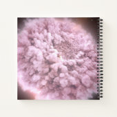 2つの中性子星から集まった破片の雲 ノートブック (裏面)