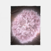 2つの中性子星から集まった破片の雲 フリースブランケット (正面)