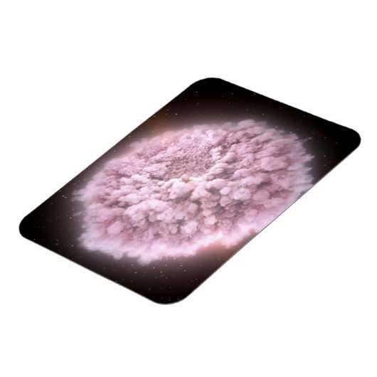 2つの中性子星から集まった破片の雲 マグネット (左側)