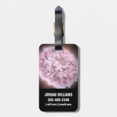 2つの中性子星から集まった破片の雲 ラゲッジタグ (裏面縦)