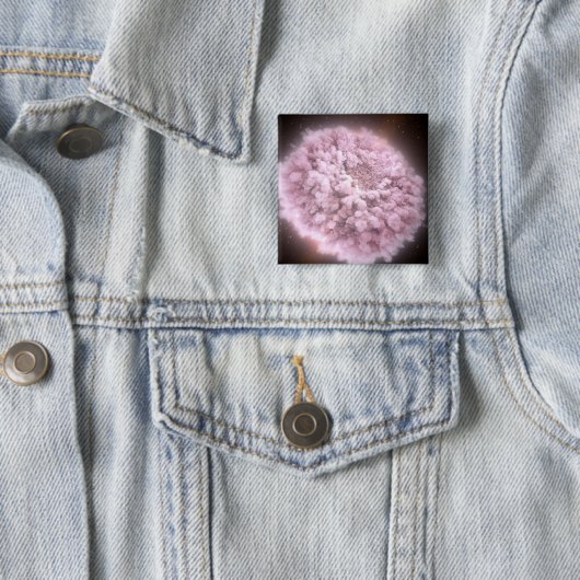 2つの中性子星から集まった破片の雲 缶バッジ (インサイチュ)