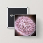 2つの中性子星から集まった破片の雲 缶バッジ (正面&裏面)