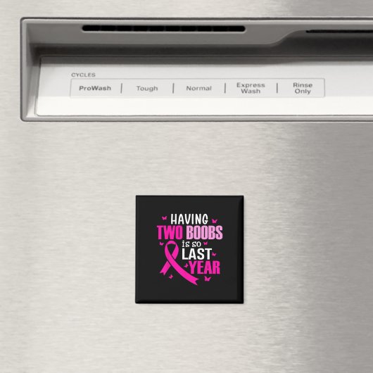 2つの乳房を持つことは、昨年の乳がんAw マグネット (インサイチュ (食洗機))