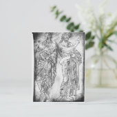 2つの使徒または預言者の姿 ポストカード (スタンド正面)