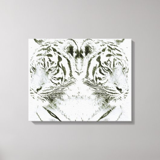 2つの側面、2つの視点_ストレッチ キャンバス プリント (正面)