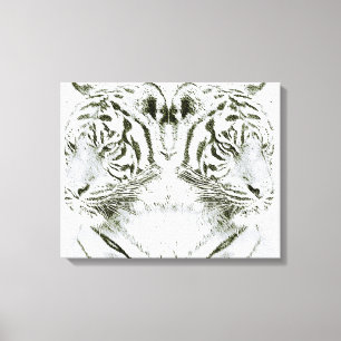 2つの側面、2つの視点_ストレッチ キャンバス プリント