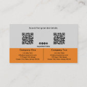 2つの優れた企業が一つになって、素晴らしい共同ブランドが生まれる 紹介カード (裏面)