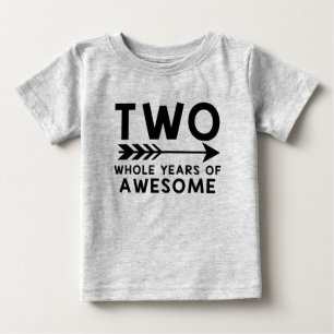 2つの全年間の素晴らしいワイシャツ ベビーTシャツ