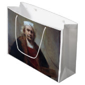 2つの円、レンブラントのセルフポートレイト ラージペーパーバッグ (正面アングル)