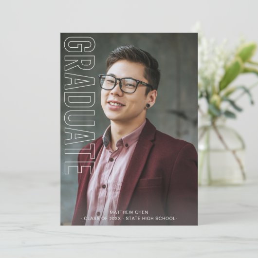 2つの写真おもしろいタイプ研究発表V2 招待状 (スタンド正面)