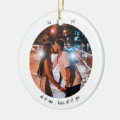 2つの写真すべての私はミニマリストのすべての愛 セラミックオーナメント (左)