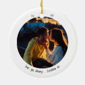 2つの写真すべての私はミニマリストのすべての愛 セラミックオーナメント (裏面)