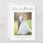 2つの写真の愛感謝していとスクリッ結婚トの感謝していユーザ カード (正面)