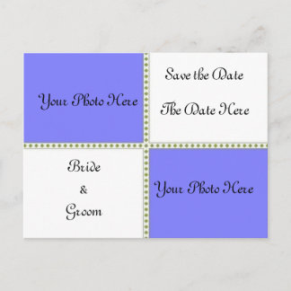 2つの写真の日付の保存 案内ポストカード