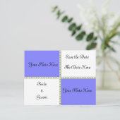 2つの写真の日付の保存 案内ポストカード (スタンド正面)