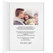 2つの写真の書道は日付カードを保存 (内側 (右))