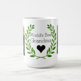 2つの写真を持つ世界で最も最高のな祖母 コーヒーマグカップ