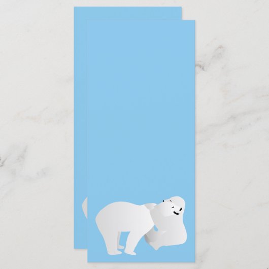 2つの北極熊 (正面/裏面)