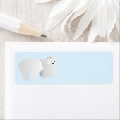 2つの北極熊 ラベル (インサイチュ)