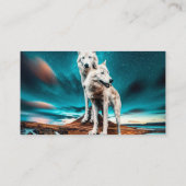 2つの北極狼 名刺 (裏面)