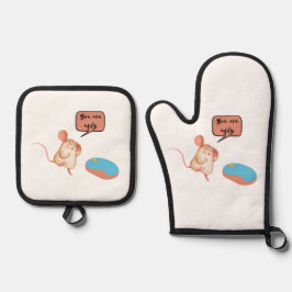 2つの口 鍋つかみ&鍋敷きセット