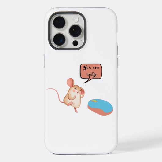 2つの口 iPhoneケース (裏面)