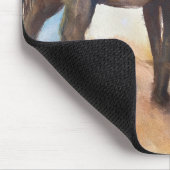 2つの古いpals馬コンピュータマウスパッドオリジナルアート マウスパッド (コーナー)