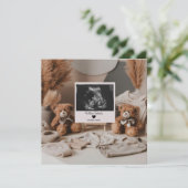 2つの可愛いクマ超音波妊娠の発表 シーズンカード (スタンド正面)