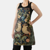 2つの可愛いベビー鳥植物園 エプロン (インサイチュ)