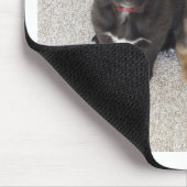 2つの可愛いラブラドール子犬 マウスパッド (コーナー)