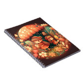 2つの可愛い小さな女の子小妖精や小人 ノートブック (右側)