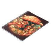 2つの可愛い小さな女の子小妖精や小人 ノートブック (左側)