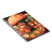 2つの可愛い小さな女の子小妖精や小人 ノートブック (右側)