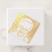 2つの可愛い論争カエルlilyパッドムーンプラント フェイバータグ (箱)