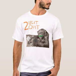 2つの合法猿 Tシャツ