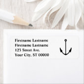 2つの名前を持つカップルのための差出人住所ラベル ラベル (インサイチュ)