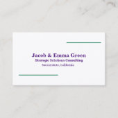 2つの名前カスタムのQR名刺 名刺 (正面)