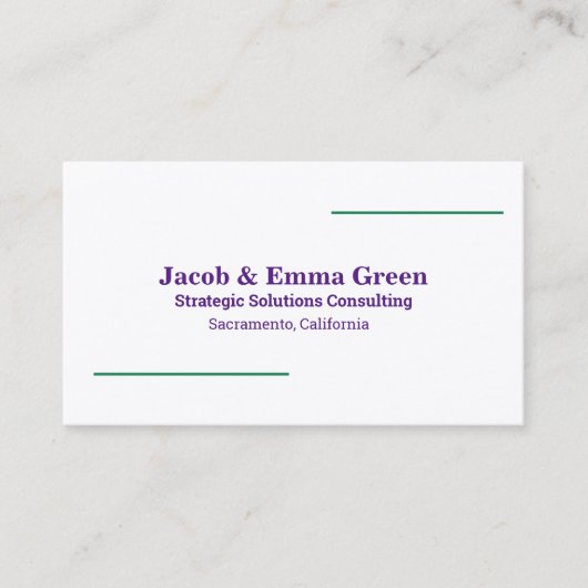 2つの名前カスタムのQR名刺 名刺 (正面)