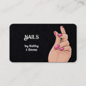 2つの名前マニキュアプレミアム 名刺 (正面)